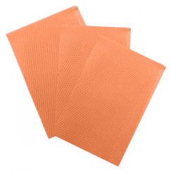 Bib (waterproof dental wipes) 1 pc - orange