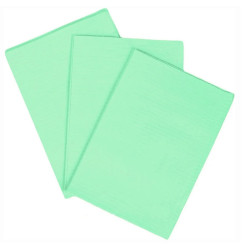 Bib (waterproof dental wipes) 1 pc - green