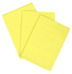 Bib (waterproof dental wipes) 1 pc - yellow