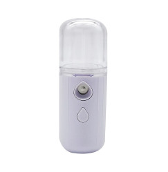 Nebulizer moisturizer for facial skin, face spray mini, 30 ml / drop white
