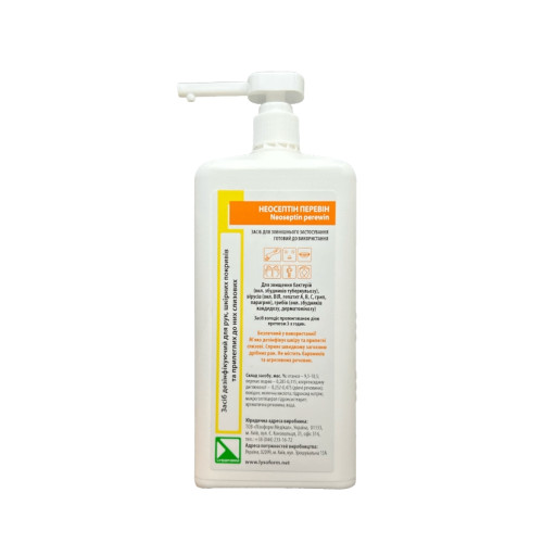 Neoseptin Pervin antyseptyk do dezynfekcji rąk i skóry hipoalergiczny (etasept), 1000 ml