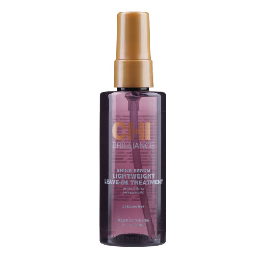 Leave-in hair serum CHI / Deep Brilliance Shine Serum Light Weight, 89 ml