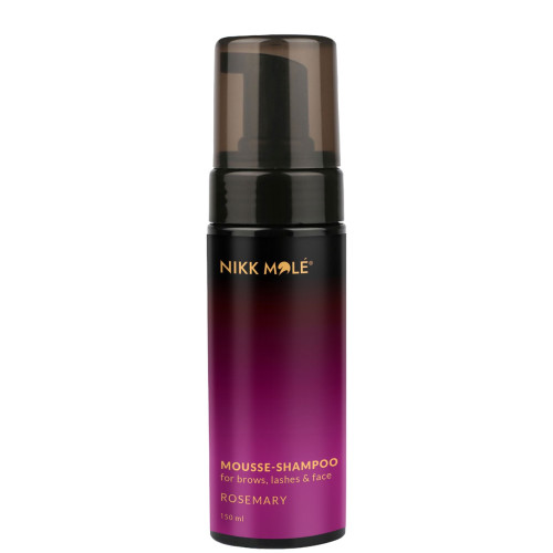 Mousse-Shampoo for eyebrows, eyelashes and face NIKK MOLE / Mousse-Shampoo, 150 ml
