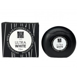 Нитка для розмітки брів професійна  VILMY /ULTRA WHITE, 15 м