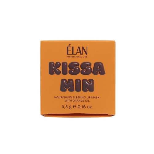 Ночная маска для губ питательная с маслом апельсина ELAN - Kissamin, 4.5 г