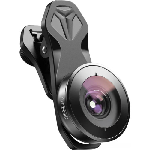 Объектив рыбий глаз для телефона APEXEL / HD 195° Fisheye Lens / APL-HB195F