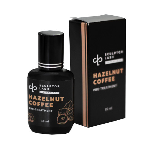 Знежирювач для вій Sculptor lash / Pre-Treatment / Coffee Hazelnut, 15 мл