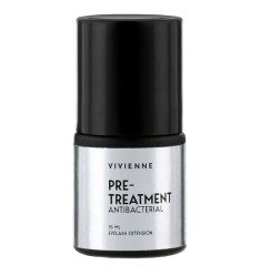 Antybakteryjny odtłuszczacz do rzęs VIVIENNE / Zabieg wstępny Antybakteryjny / szary, 15 ml