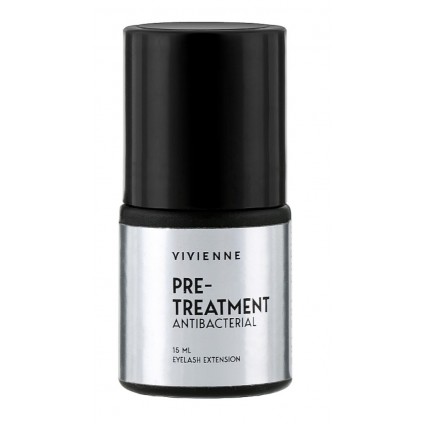 Знежирювач антибактеріальний для вій VIVIENNE / Pre-treatment Antibacterial / сірий, 15 мл