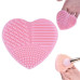 Silicone cleaner for brushes “heart” / black