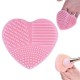Silicone cleaner for brushes “heart” / black