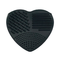 Silicone cleaner for brushes “heart” / black