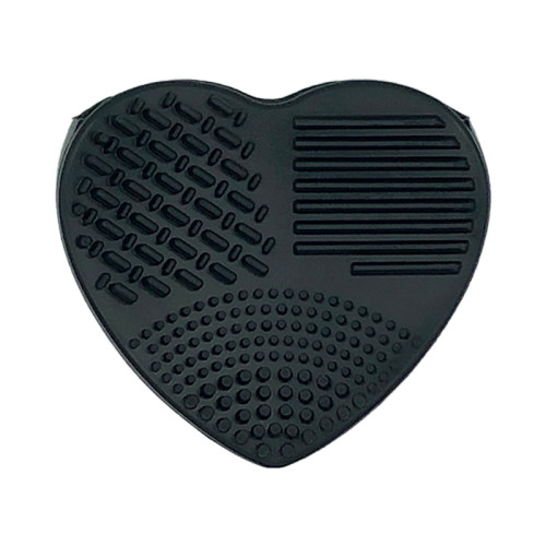 Silicone cleaner for brushes “heart” / black
