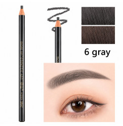 Self-sharpening eyebrow pencil - Cosmetic art 1818 - №6 - gray