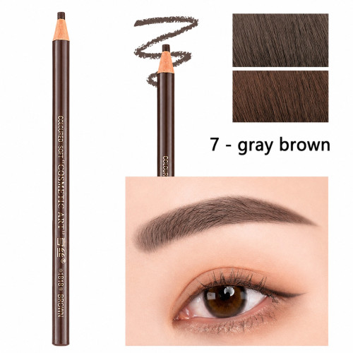 Self-sharpening eyebrow pencil - Cosmetic art 1818 - №7 - gray brown