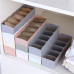 Plastic storage organizer, 5 compartments / mini gray