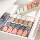 Plastic storage organizer, 5 compartments / mini beige