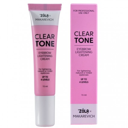 Rozjaśniacz do brwi ZOLA x Makarevich CLEAR TONE, 15 ml