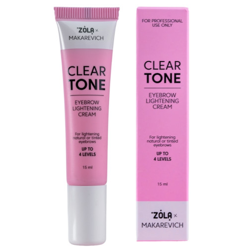 Rozjaśniacz do brwi ZOLA x Makarevich CLEAR TONE, 15 ml