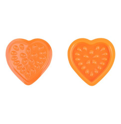 Glue Palette 20 Holes Heart - Orange