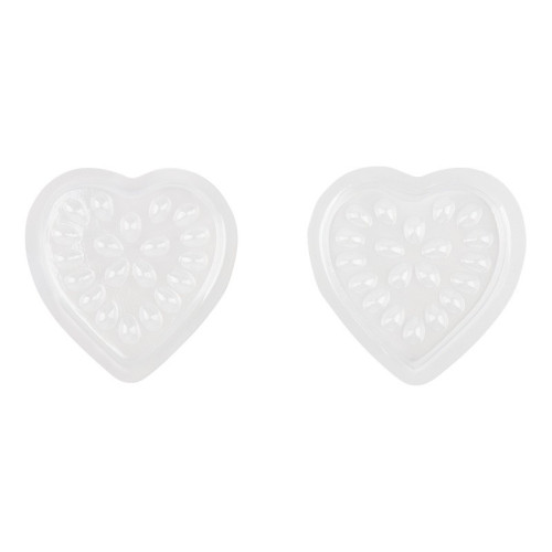 Glue Palette 20 Holes Heart - Transparent
