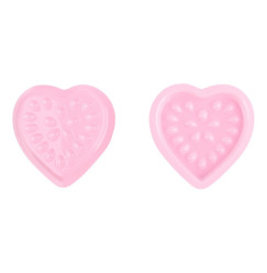 Glue Palette 20 Holes Heart - Pink
