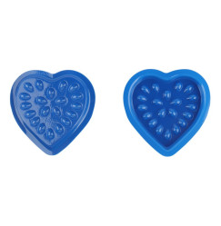 Glue Palette 20 Holes Heart - Blue