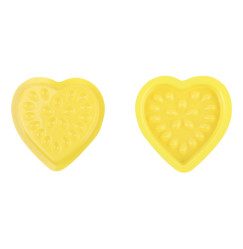 Glue Palette 20 Holes Heart - Yellow