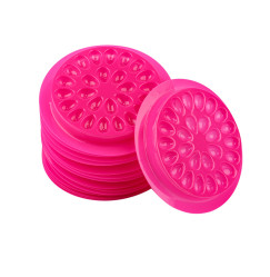 Glue Palette 26 Holes Round - Raspberry