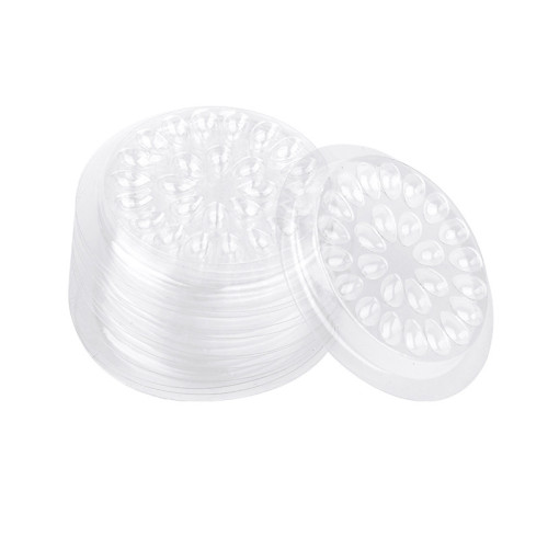 Glue Palette 26 Holes Round - Transparent