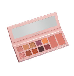 Eyeshadow palette with blush Bogenia / Angelic (12 color) BG902