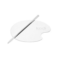Paleta mieszająca Kodi/stal z szpatułką