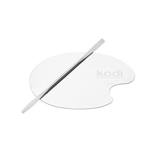 Палітра для змішування Kodi / сталева зі шпателем