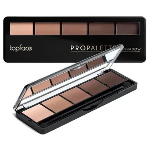 Палитра теней для век (5 цветов) TopFace / Pro Palette Eyeshadow (PT501) / 019 матовые, 9 г
