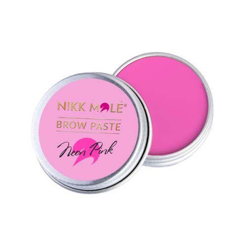 Паста для брів BROW PASTE Nikk Mole / залізна баночка / Neon Pink , 15 г