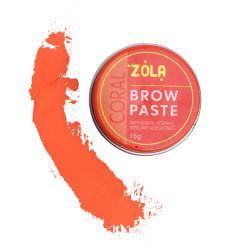 Pasta do konturowania brwi ZOLA / Brow Paste / Coral, 15 g