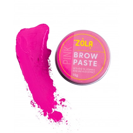 Паста для бровей контурная ZOLA / Brow Paste / Pink, 15 г