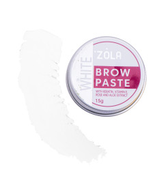 Pasta do konturowania brwi ZOLA / Brow Paste / White, 15 g