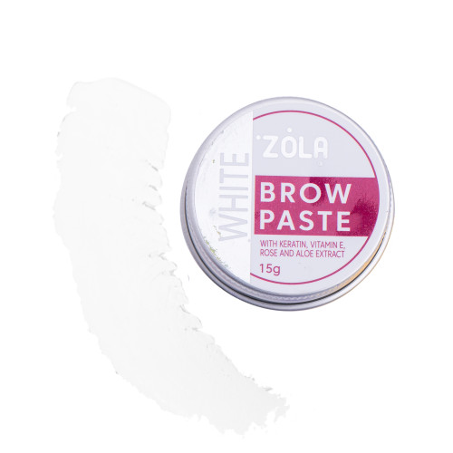 Contour eyebrow paste ZOLA / Brow Paste / White, 15 g