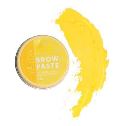 Pasta do konturowania brwi ZOLA / Brow Paste / Yellow, 15 g