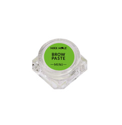 Eyebrow paste Nikk Mole / Brow Paste MINI / Green, 3.5 g