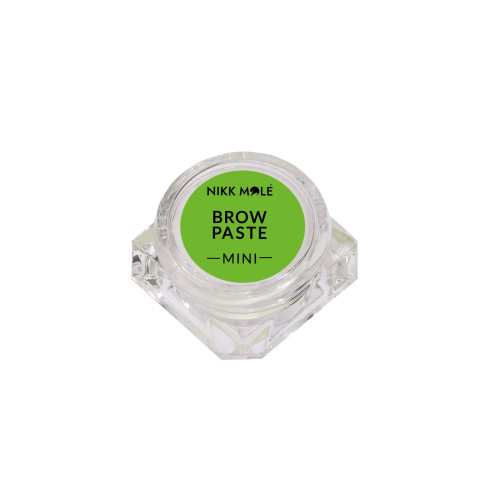 Pasta do brwi Nikk Mole / Brow Paste MINI / Green, 3,5 g