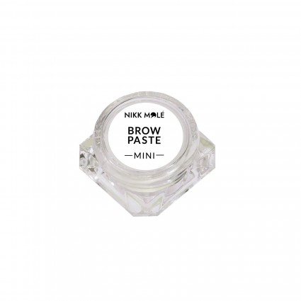 Eyebrow paste Nikk Mole / Brow Paste MINI / White, 3.5 g