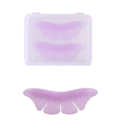 Butterfly Lower Lash Roller Patch (1 Pair Per Box) - Lavender Glitter