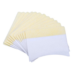 Patches for eyelash coloring, 40 pcs in zip packaging - white