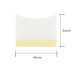 Patches for eyelash coloring, 40 pcs in zip packaging - white