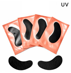 UV eyelash extension patches - pink, 1 pair
