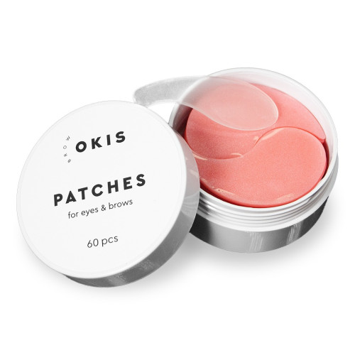 Патчи гидрогелевые увлажняющие для  глаз и бровей OKIS Brow PATCHES, 60 шт