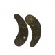 Silikonowe plastry na oczy Lendi / Eye Patches / czarne z brokatem