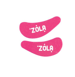Silikonowe płatki pod oczy wielokrotnego użytku ZOLA (1 para) / malina